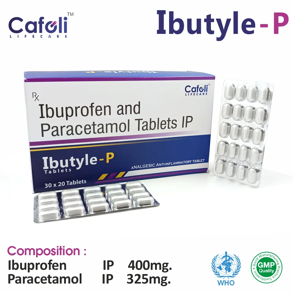 Ibuprofen 400mg + Paracetamol 325mg at Best Price in PCD Medical Pharma for Pain Relief & Inflammation Reduction